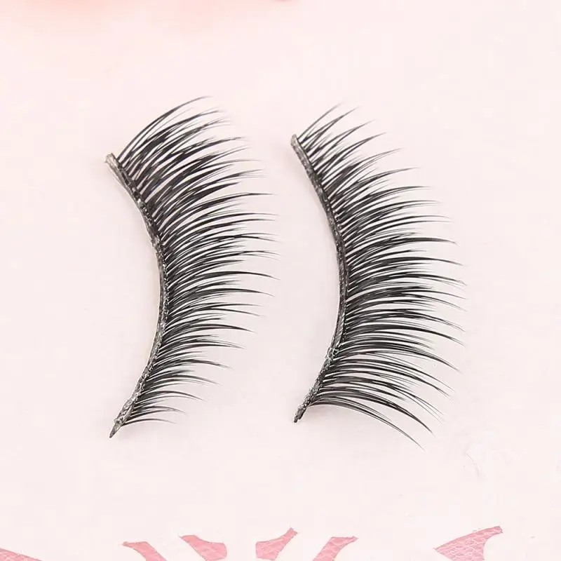 5 пар/компл. натуральный черный густые ресницы ручной работы Длинные разреженные