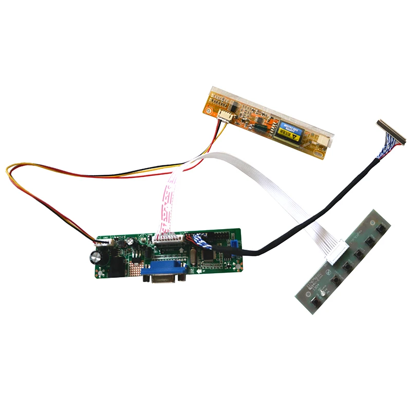 Фото V.M70A VGA набор для платы ЖК контроллер 1024x768 B141XG03 LQ133X1LH04 Q133X1LH13 CCFL LVDS монитор|kit kits|kit