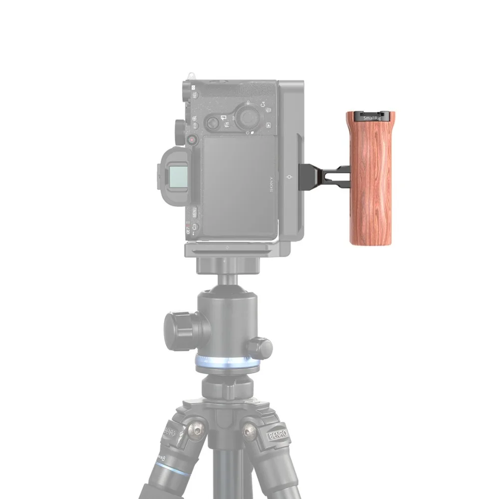 SmallRig qr-камера l-кронштейн Arca совместимая деревянная боковая ручка для Nikon Z6 L Пластина A7M3 l-кронштейн с башмаком для DIY 2399