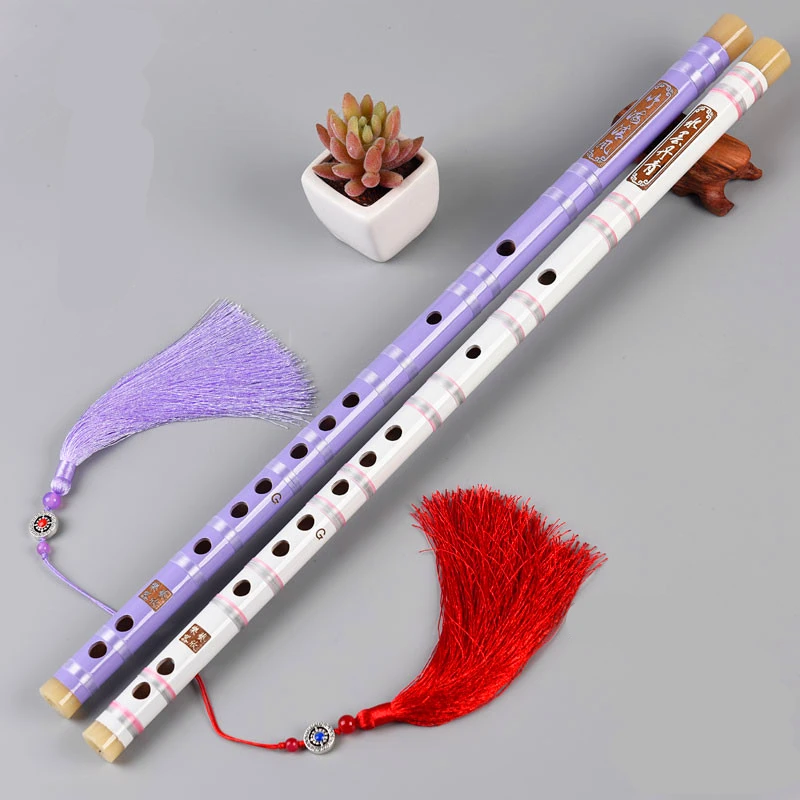 yunnan One section Bamboo Flute Flauta Instrumento Musical E F G Key flauta chinesa Dizi Transverse Flute Open Hole muzyka