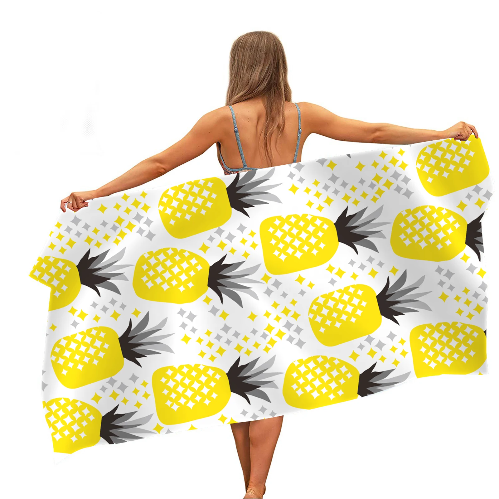 

Beach Towel Surf Poncho Bath Microfiber Wetsuit Changing Robe Poncho Surf Towel For Swimming Beach Outdooor Bathrobe