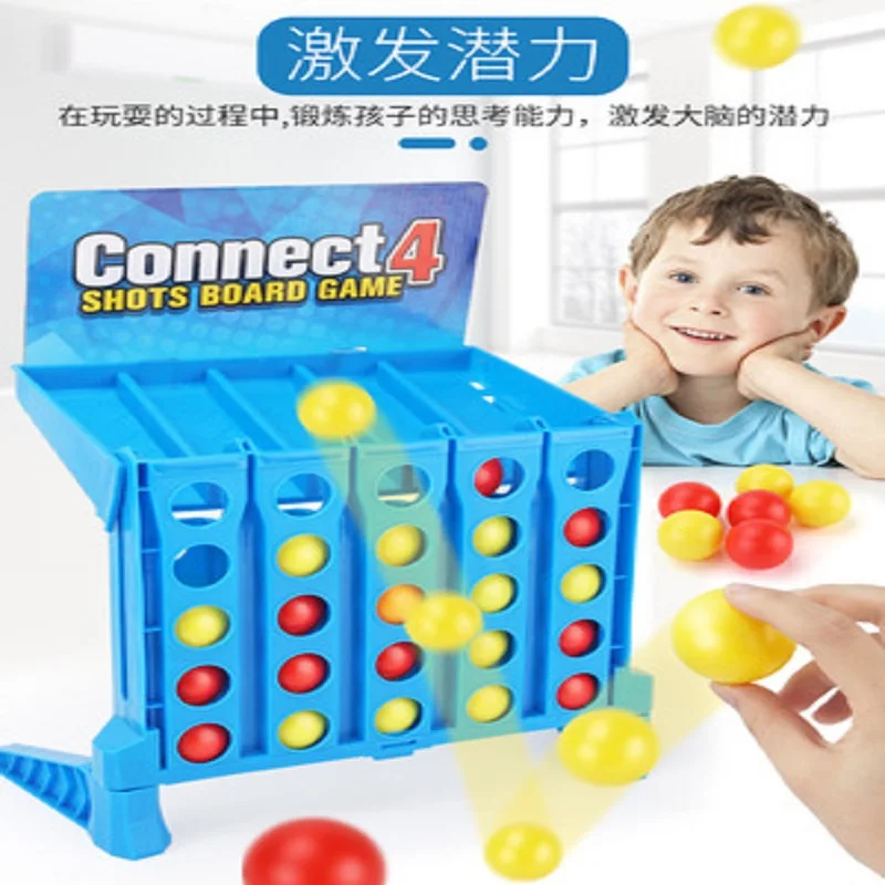 

JOYLOVE Bouncing Linking Shots - Basic Connect 4 Shots Game Team Building Fun Games For Good Toy For Pre-school Children