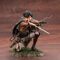attack on titan anime figure artfx j action figure package ver pvc action figure toys collection model doll gift