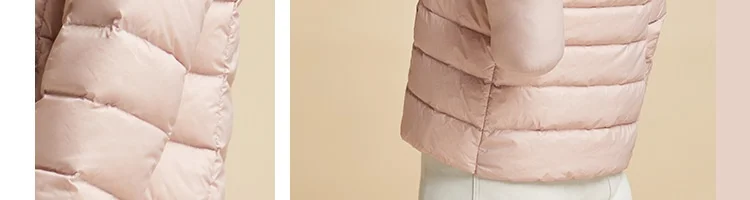 Xiaomi Yeation, женский пуховик, ультра-светильник, тонкий, новинка, Осень-зима, тонкий, короткий, теплый, белый, утиный пух, пальто, женская верхняя одежда