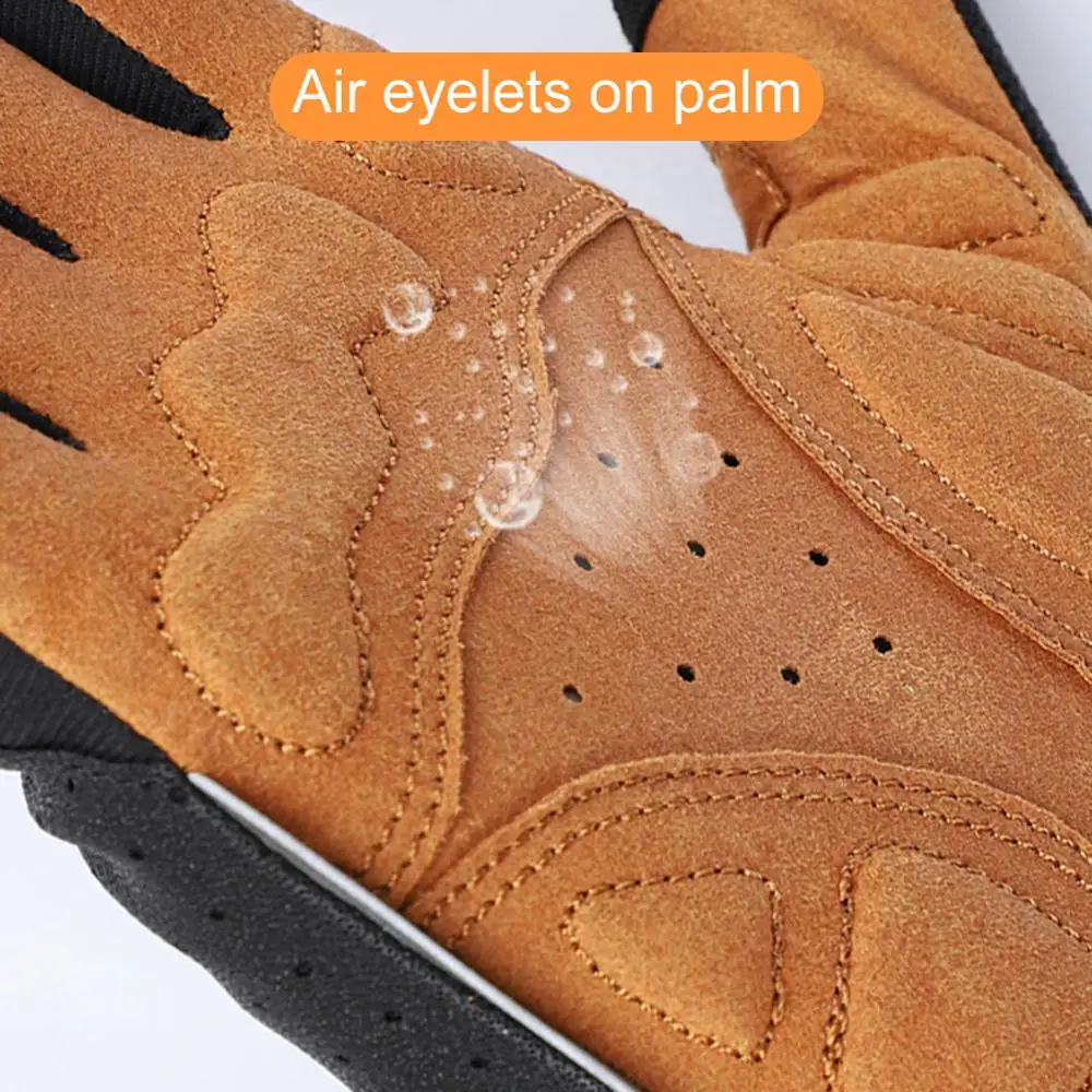

Bike Gloves Men and Women Non-Slip Full Finger Gloves Touch Screen Breathable Cycling Gloves