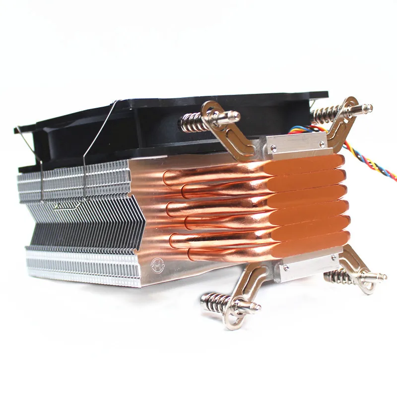 3/4PIN RGB светодиодный Процессор кулер 6-Heatpipe 12V(12 см); охлаждения радиатора для LGA 775 1150 1151 1155 1156 1366 2011