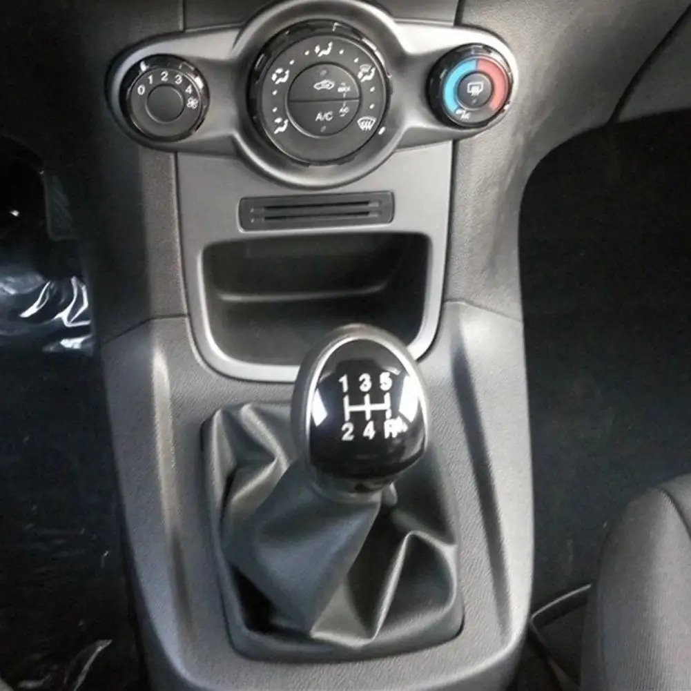 Car Gear Shift Knob Cover Professional Anti-scratch Black 5 Speed Lever Cap for Ford Focus Fiesta Auto Accessories | Автомобили и