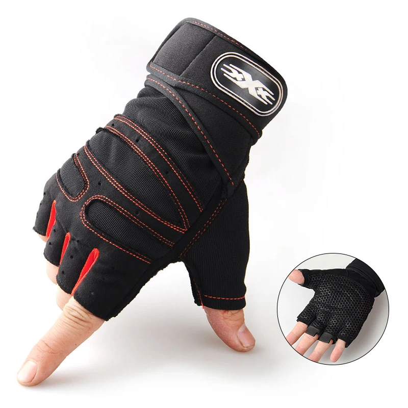 

Cycling Gloves Anti-slip Anti-sweat Men Women Half Finger Gloves Breathable Anti-shock Sports Gloves Bicycle Riding Gloves