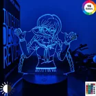 Светодиодная Ночная лампа данганронпа Токо фукава, акриловый 3d светильник для украшения спальни, подарок для детей