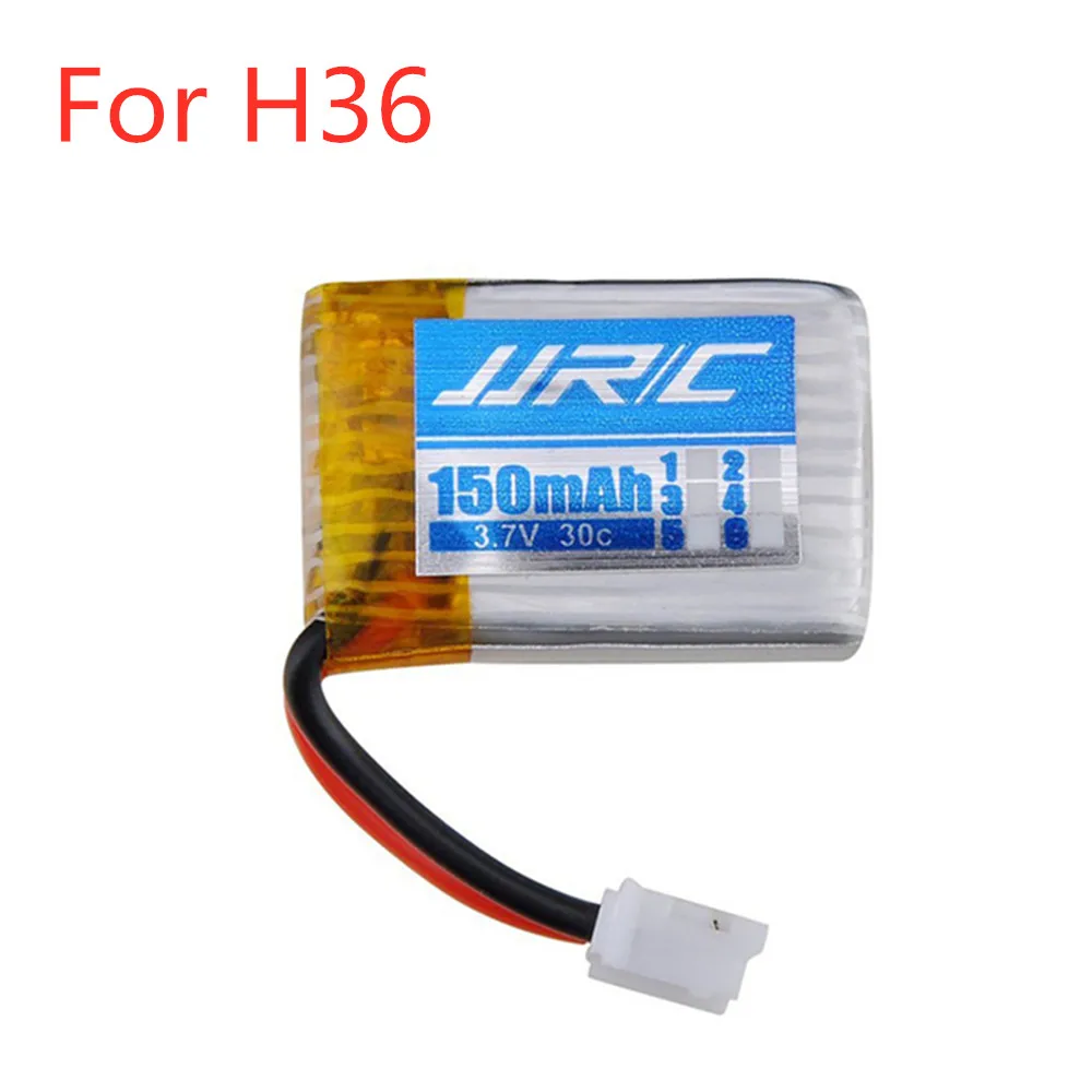Цвет: желтый 3,7 v 150mah 30C для jjrc H20 U839 S8 M67 RC Quadcopter запасные части 3,7 v LIPO батарея для H20 батарея для игрушечного вертолета - Цвет: Цвет: желтый