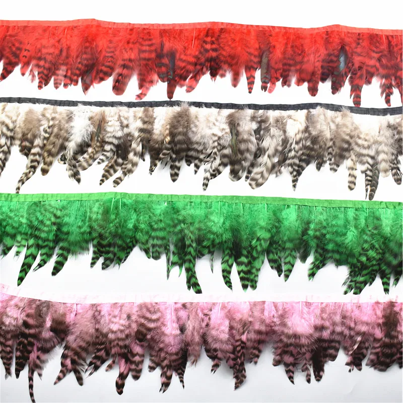 10 м/лот петух фазан перо отделка бахрома для юбки искусственные Куриные перья