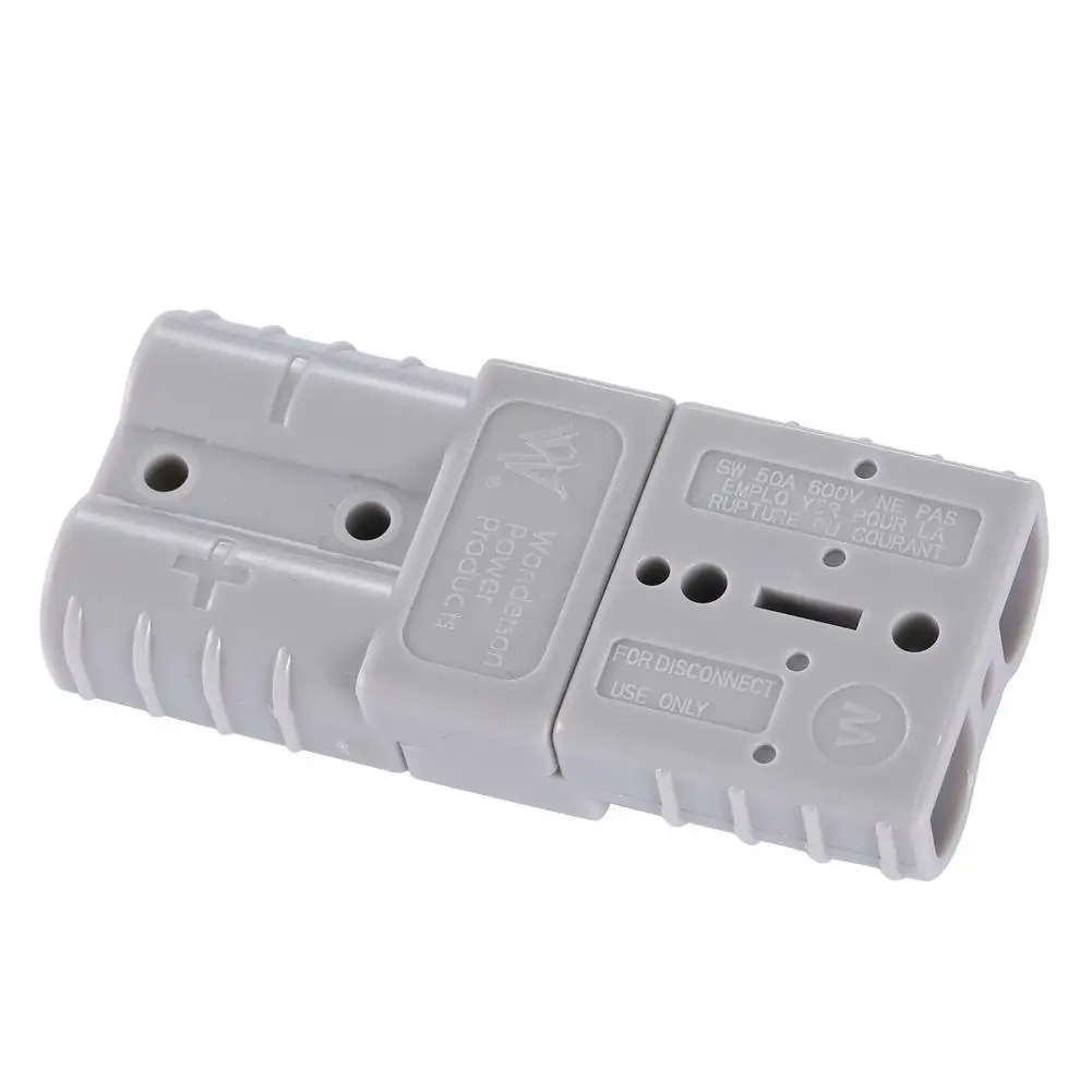 

Connectors DC Power 50 AMP 12V-24V #6 AWG Solar Terminal Quick Disconnect Terminal Quick Connect Anderson-power Connectors