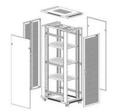 

OEM server cabinet telecom instrument enclosure electric box
