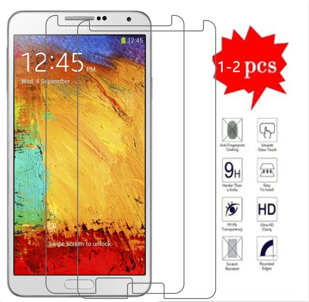 С уровнем твердости 9H SM-N900 SM-N9005 пленка из закаленного стекла с закаленное стекло