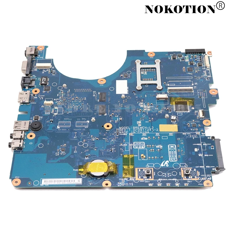 NOKOTION материнская плата для Samsung R530 R528 основная BA92-06346A BA92-06346B BA41-01227A PM45 DDR3