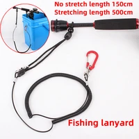 heavy duty fishing lanyard for boating ropes with camping carabiner secure lock fishing tools accessories raft fishing