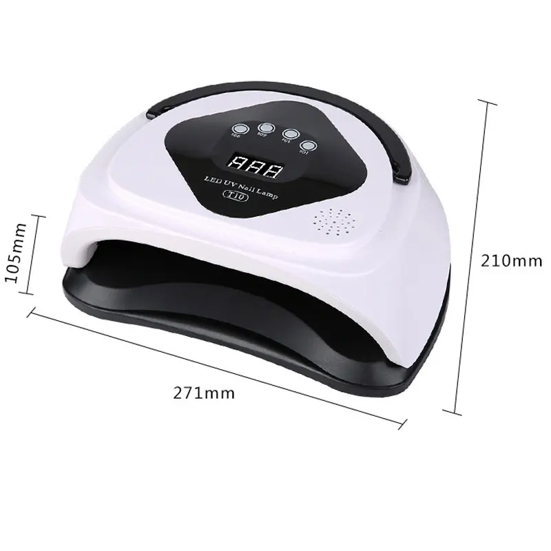 

Nail Lamp UV LED Lamp Nail Dryer 160W with 54PCS Lamp Beads LCD Display and Smart Sensor for Curing All Gel Nail Tool