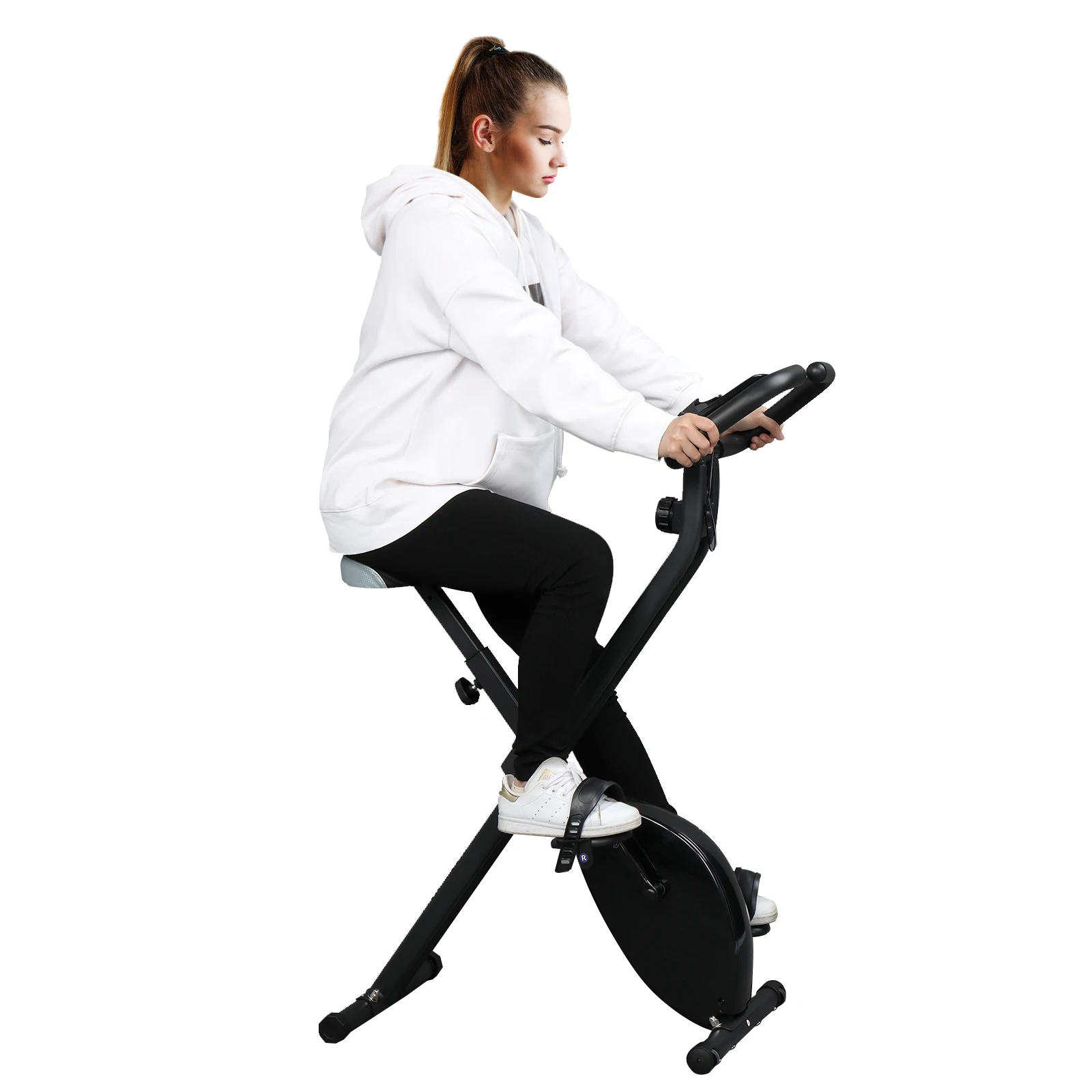 

Home Folding Exercise Bike Black