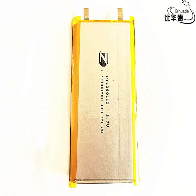 2021 чистые батареи Хорошее качество 3 7 V 10000mAH 1260110 полимерный литий ионный/литий