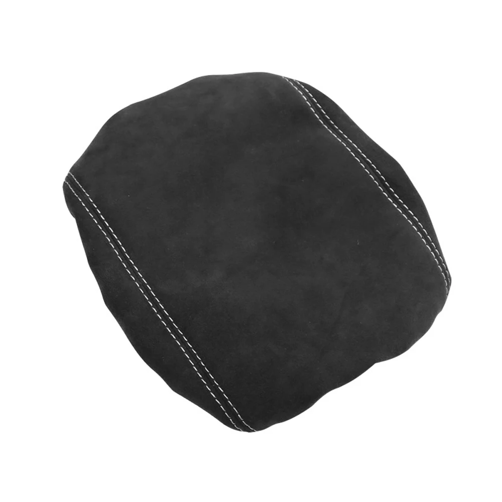 Цена Автомобильный подлокотник, крышка для Audi A4 B9 2018 алькантара, центральная консоль, чехол-органайзер, чехол, подушка, гоночный Спорт, интерьер