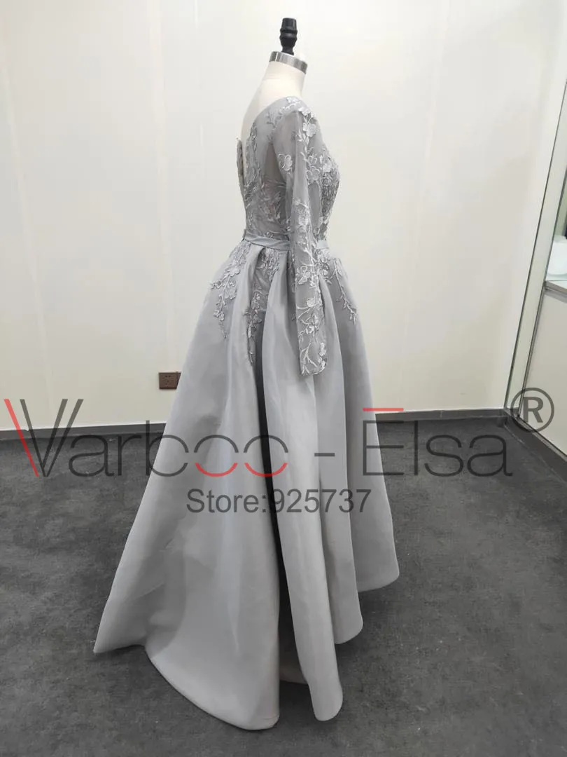 Длинное выпускное платье, сексуальное, с открытой спиной, с разрезом, Robe De Soiree, кружевные вечерние платья, платья для торжества, на заказ, vestido de festa, одно плечо Аппликация