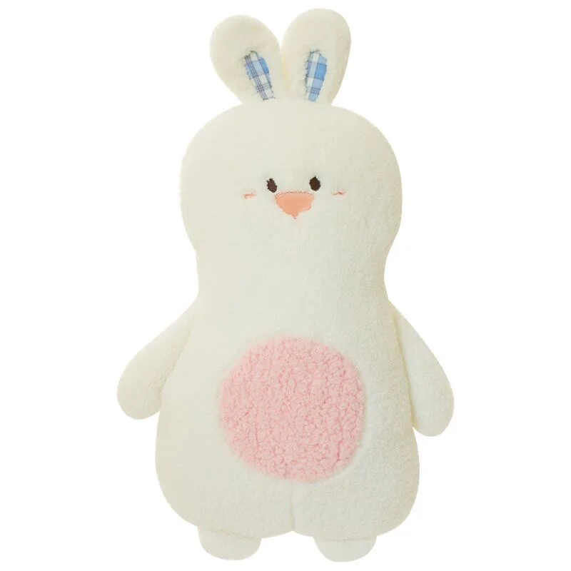 

45CM Creative Cute Pig Bunny Bear Plush Toy Stuffed Kawaii White Pink Brown Doll Sleep Pillow Home Bed Decoration Gift
