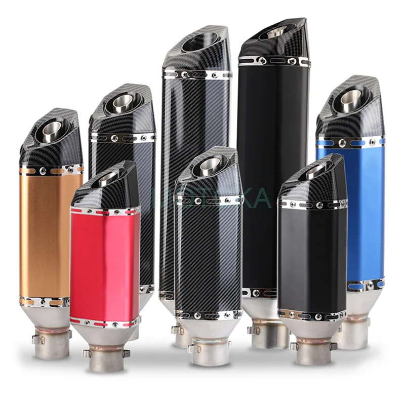 

Universal Motorcycle Modified Exhaust Pipe Duke 125 RC390 WR250 Z250 Z900 ER6N MT07 CBR300 Tmax530 Silencer Scooter Slip-on