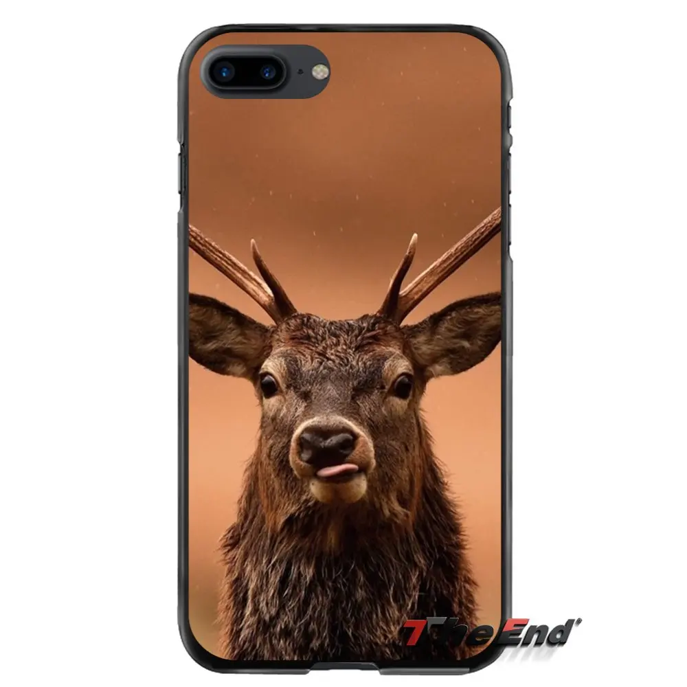 Для Apple iPhone 4 4S 5 5S 5C SE 6 6S 7 8 Plus X iPod Touch аксессуары чехол для телефона олень