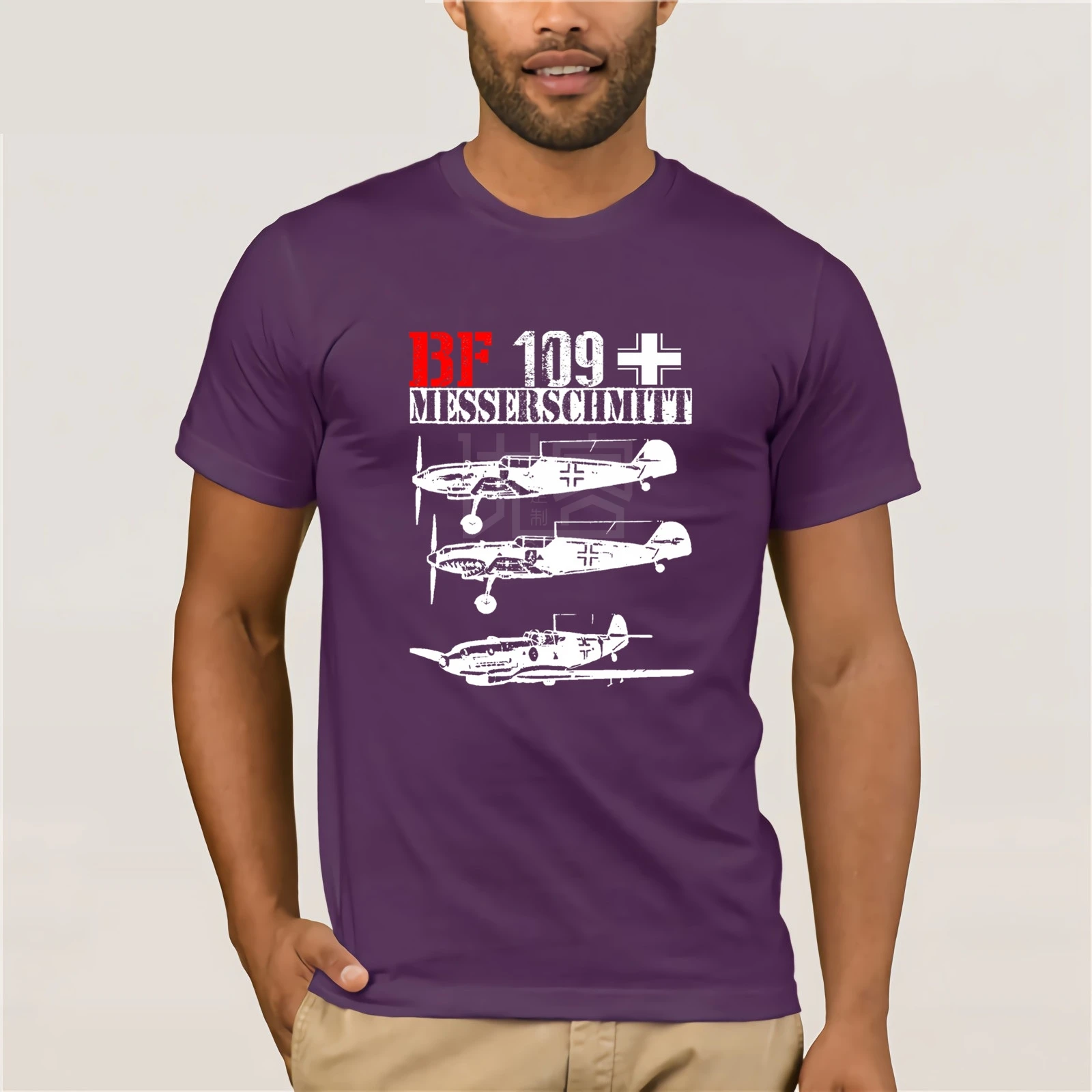 2018 New Arrival men's Fashion Messerschmitt Bf 109 Germany Wwii - Amazing Graphic tshirt- s-m-l-xl-xxl Print T Shirts Men | Мужская