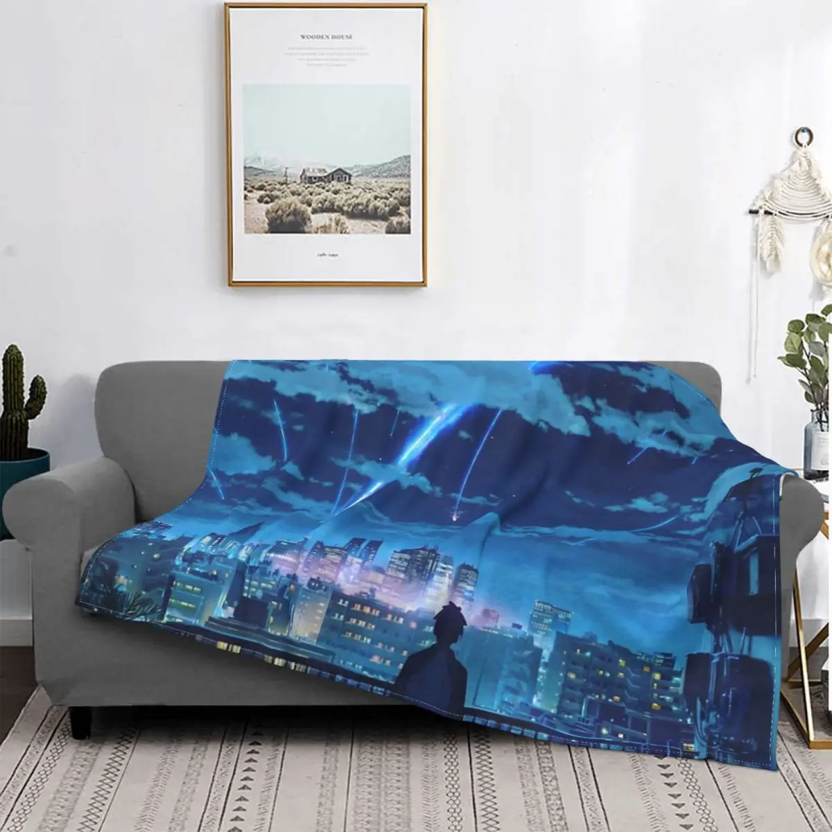 

Kimi No Na Wa Ваше одеяло, покрывало для кровати, Клетчатое одеяло, детское одеяло, летнее одеяло, мусульманский молитвенный коврик