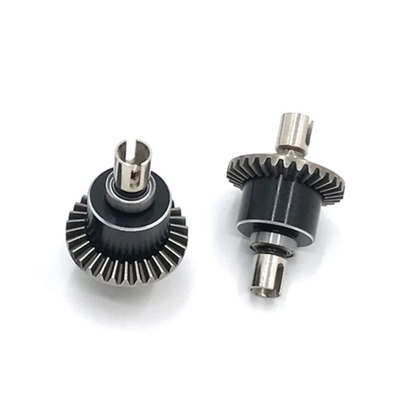 

2 Set Central Drive Shaft Differential Reduction Motor Gear for Wltoys 124019 124018 RC Car Parts,Purple & Yellow