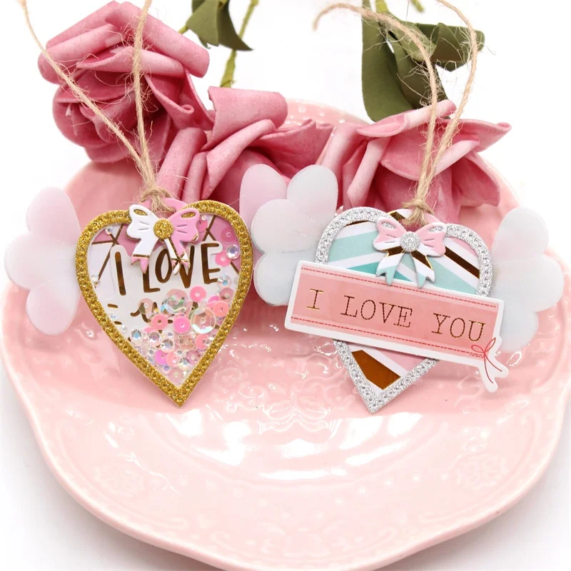 ZFPARTY металлические трафареты с милым сердцем для скрапбукинга/фотоальбома