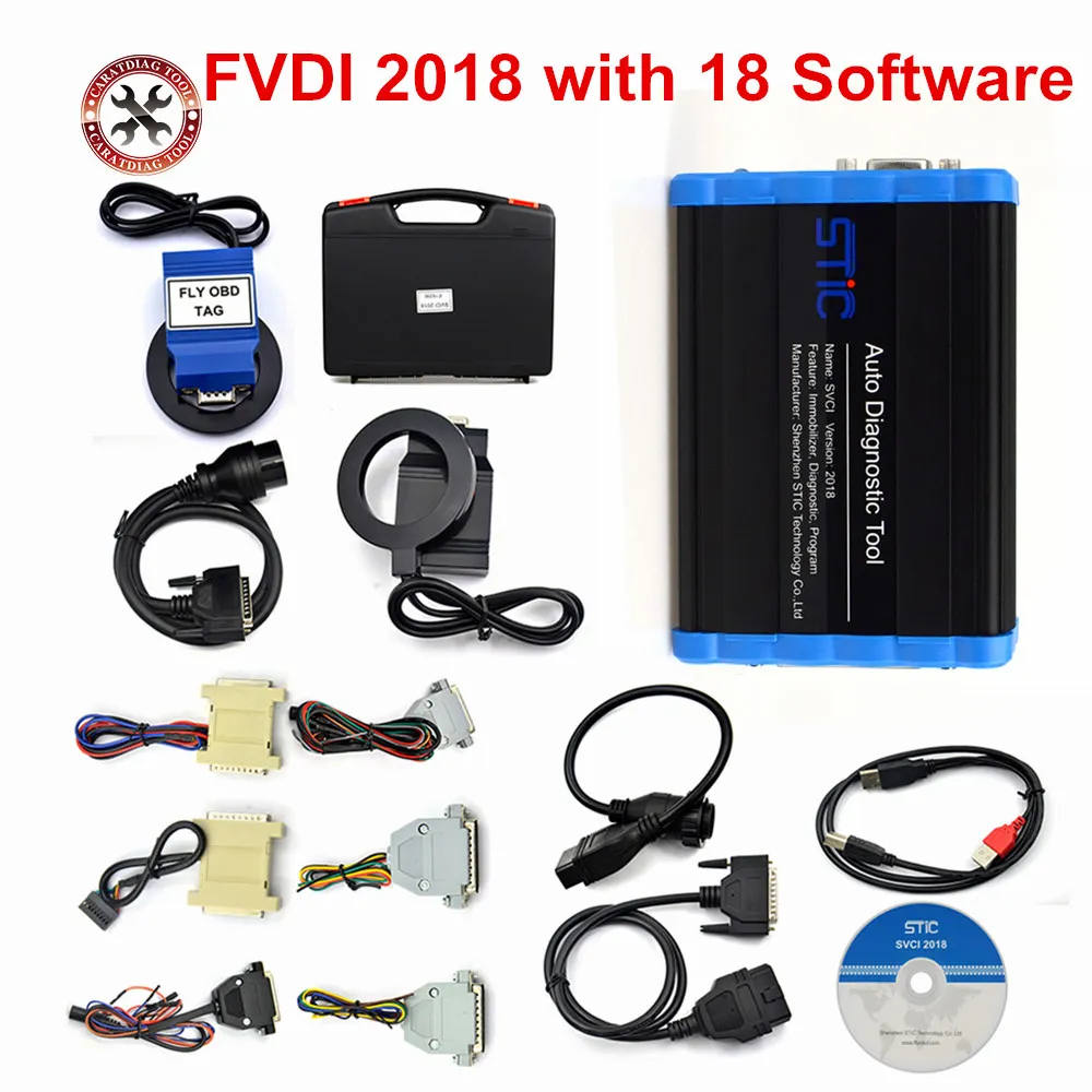 Новейший FVDI V2018 FLY FVDI ABRITES Commander FVDI полная версия(18 программного обеспечения) FVDI ключ обучения/коррекция пробега