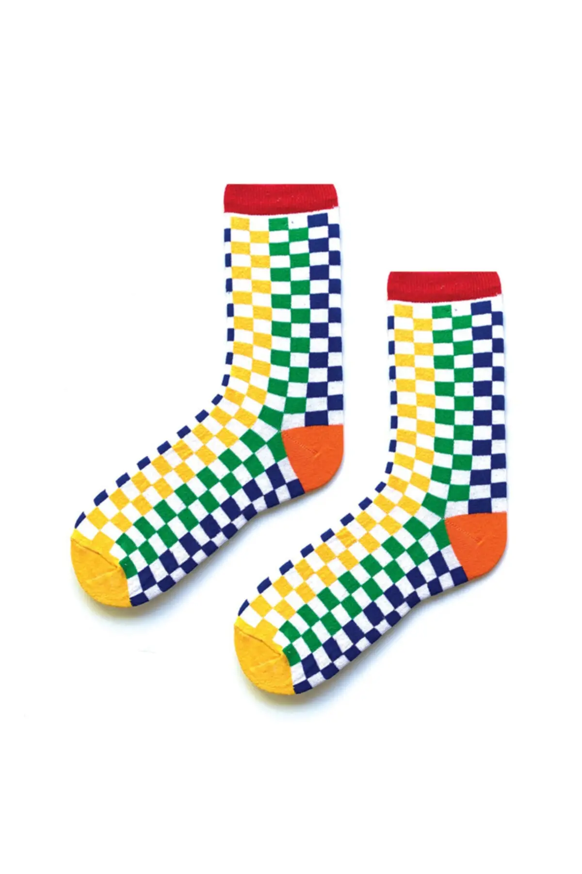 

5 grain 3d Puzzle Pattern Colorful Socks Custom Box
