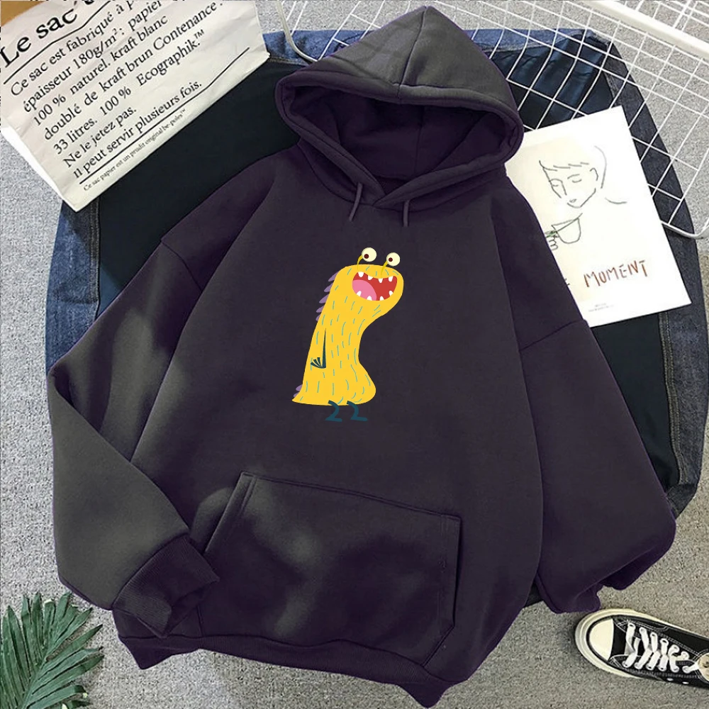 

Cute Sweatshirt Femme Autumn Winter Harajuku Streetwear Women Long Sleeve Fleece Hoodies Hooded Sweatshirts