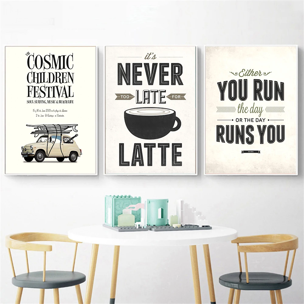 Вдохновляющие цитаты настенные художественные плакаты винтажные картины для