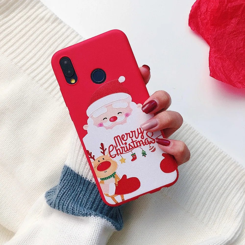 Рождество противоударный чехол для Xiaomi Redmi Note 8 7 Pro Чехол для Xiaomi 9T 9 SE 8 A3 A2 A1 Lite CC9E Redmi K20 5 6 7A задняя крышка