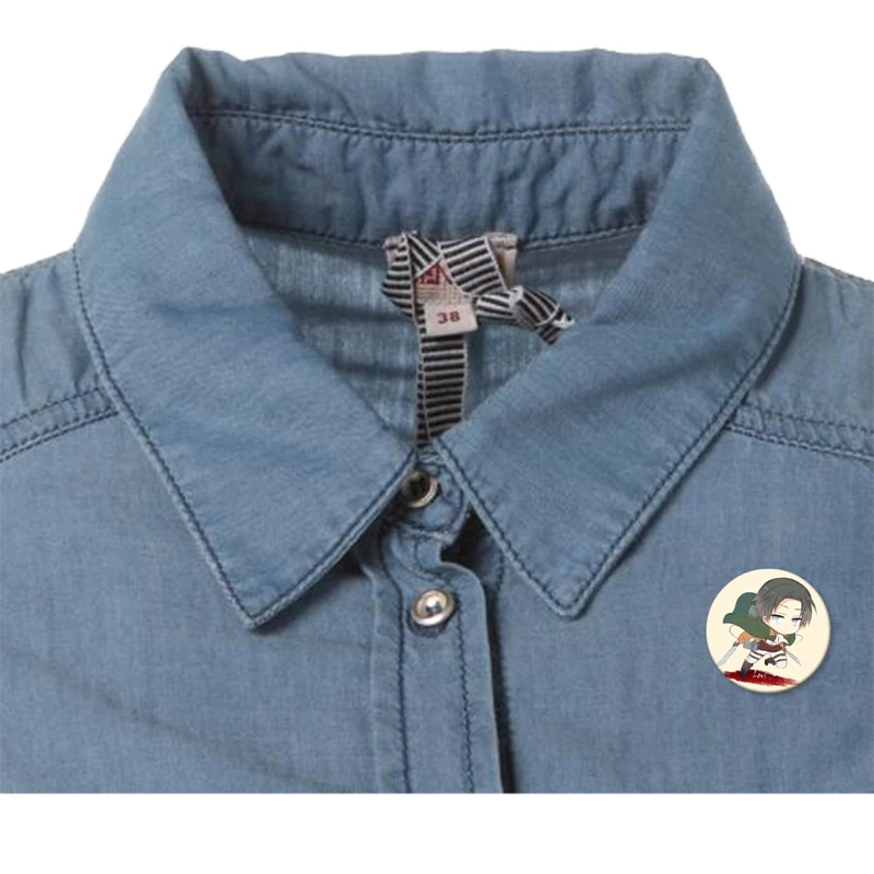 1 шт. аниме Атака Титанов значок косплея мультфильм Eren брошь коллекция булавок