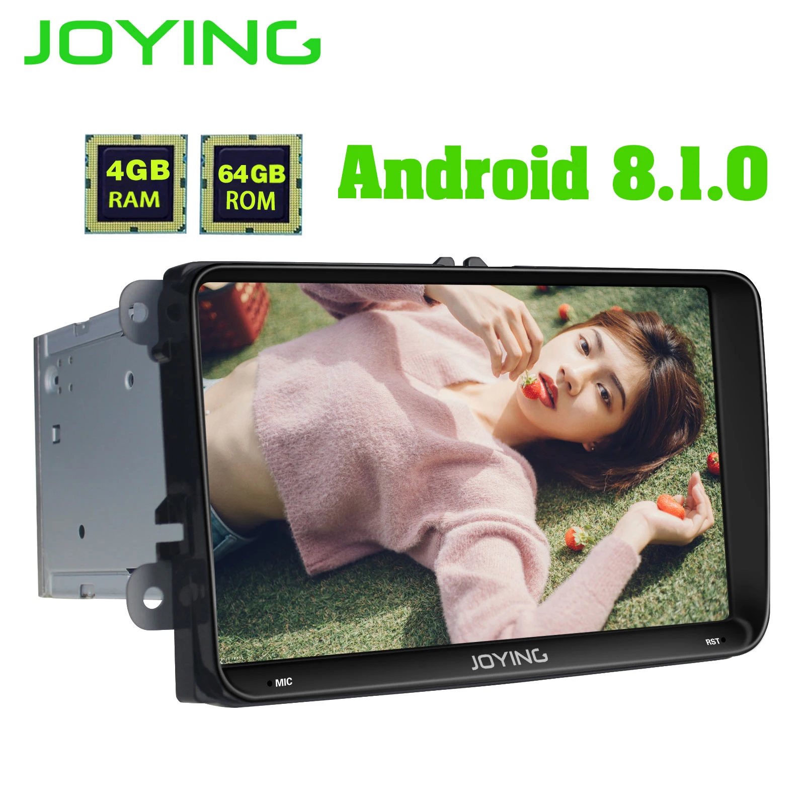 JOYING Intel 4 Гб RAM 64G Android 8 1 автомобильный Радио плеер для VW GOLF 5/6 Polo/Passat/Jetta/Tiguan/Touran GPS