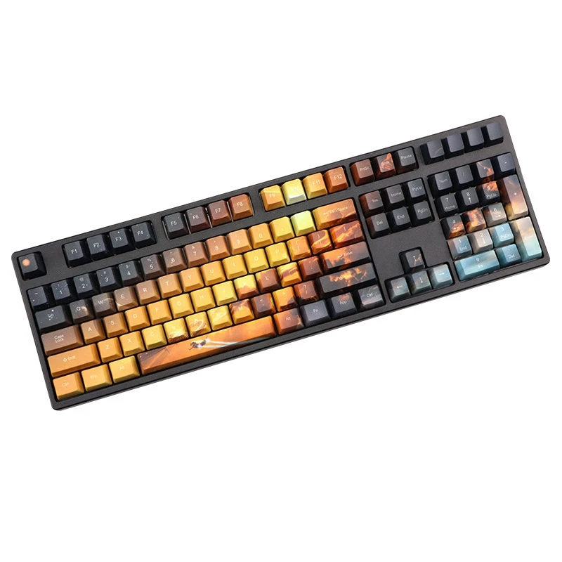 110 шт игровая подсветка Pbt Keycaps полный набор Keycap для Cherry Mx переключатели