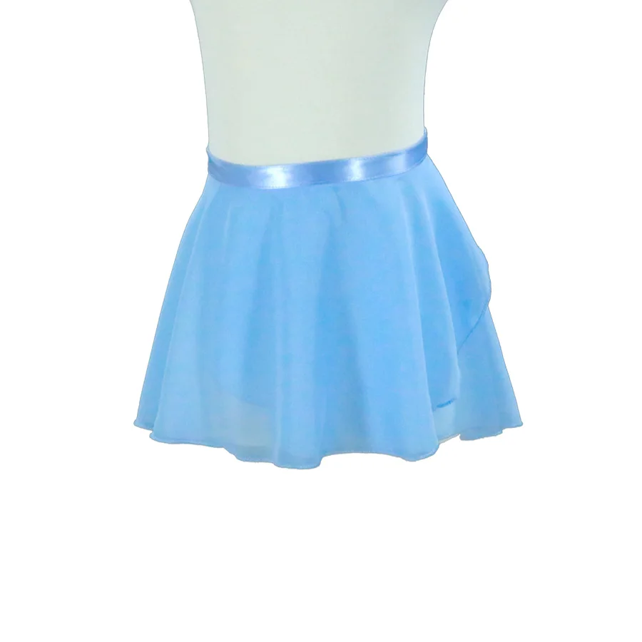 Балетная танцевальная юбка лиловая Женская длинная шифоновая балетная для