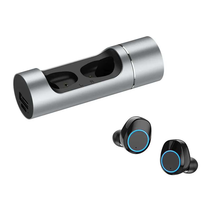 Silver Bluetooth 5,0, беспроводные наушники, IPX7, водонепроницаемые наушники для плавания, супер бас, HiFi, Bluetooth гарнитура для Meizu, sony, iPhone 7, 8, 6 - Цвет: Silver