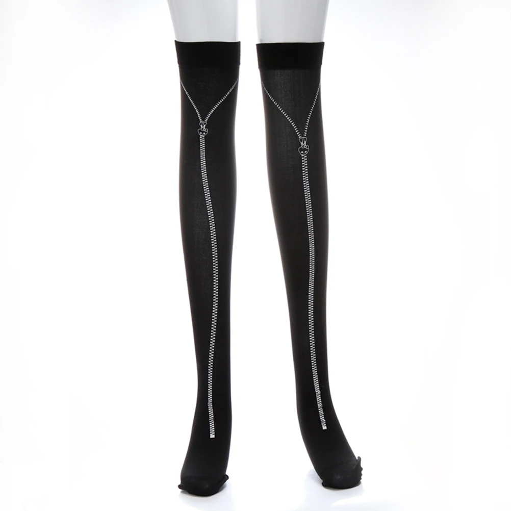 

2021 Women Stockings For Halloween Stage Show Masquerade Props Fancy Dress Party Funny Dress Up Props Long Tube Knee Socks