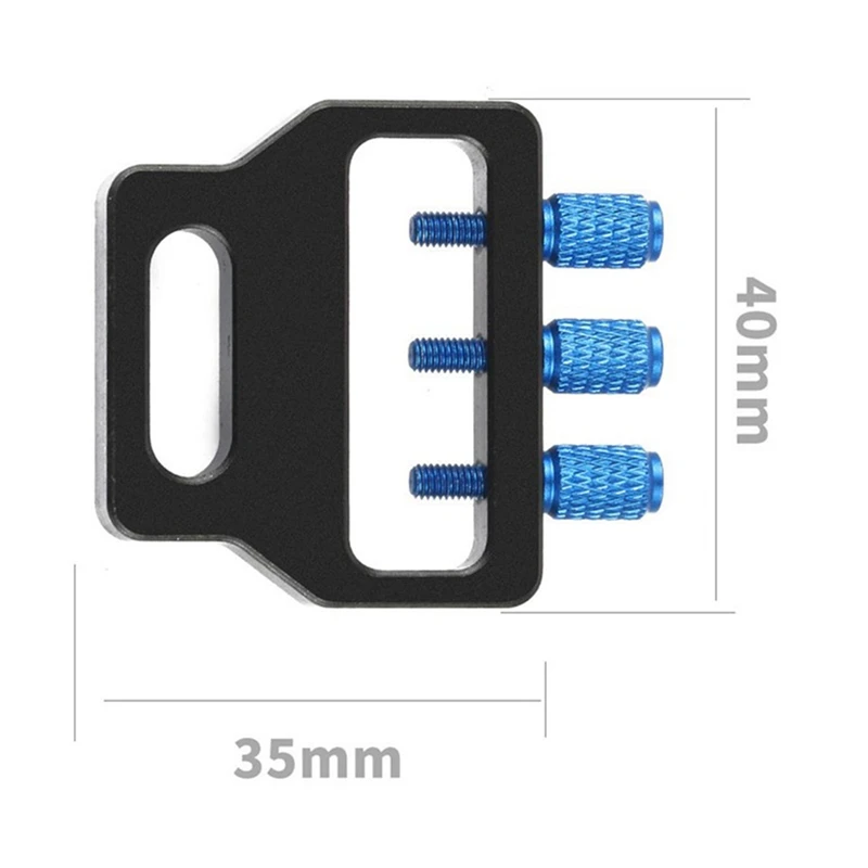 

2Pcs SLR Cable Clamp for BMPCC 4K 6K for Data USB Wire Clip Mount Adapter Fix for Cinema Camera Cage Release L Plate