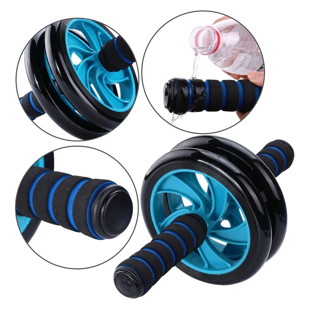

Giant Abdominal Wheel Home Gym Fitness Equipment No Noise Abdominal Wheel Male and Female Belly Reduction Vest Line Artifact