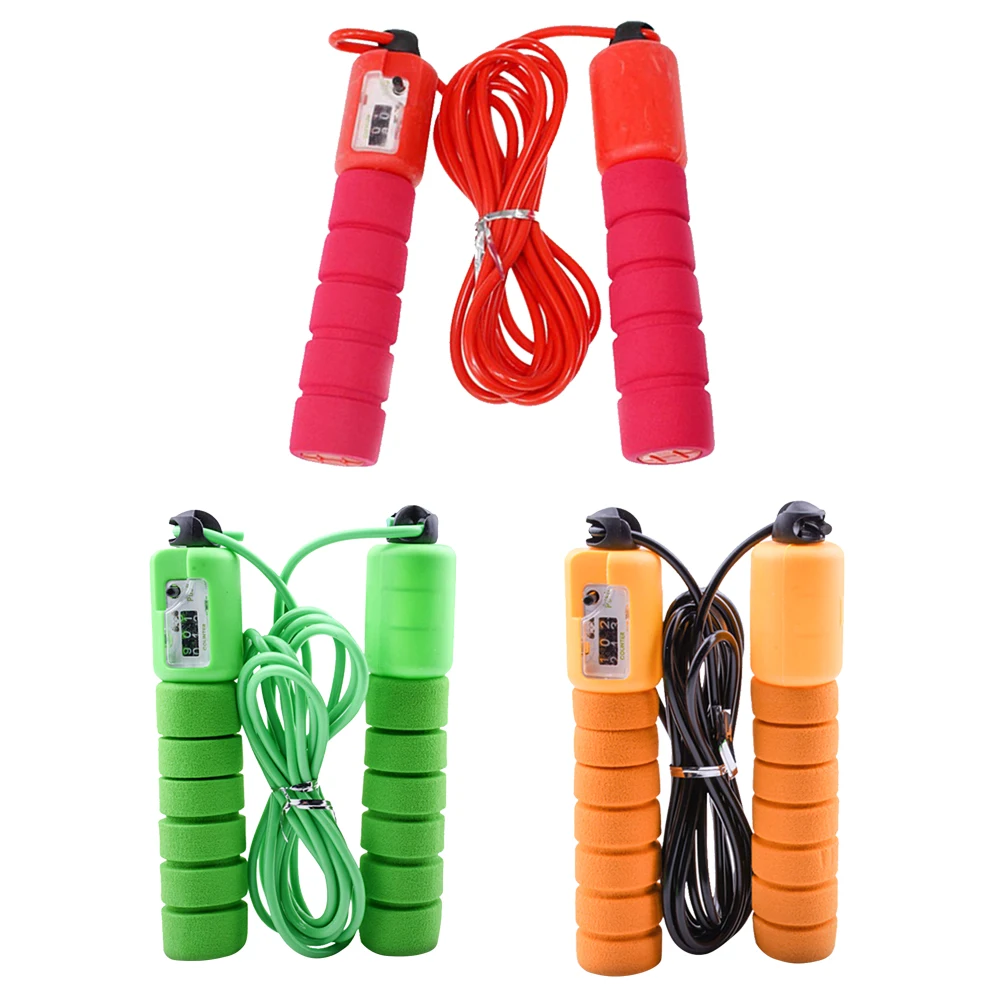 

Professional Jump Rope with Electronic Counter 2.9m Adjustable Fast Speed Counting Skipping Rope Jumping Wire Workout Equipments