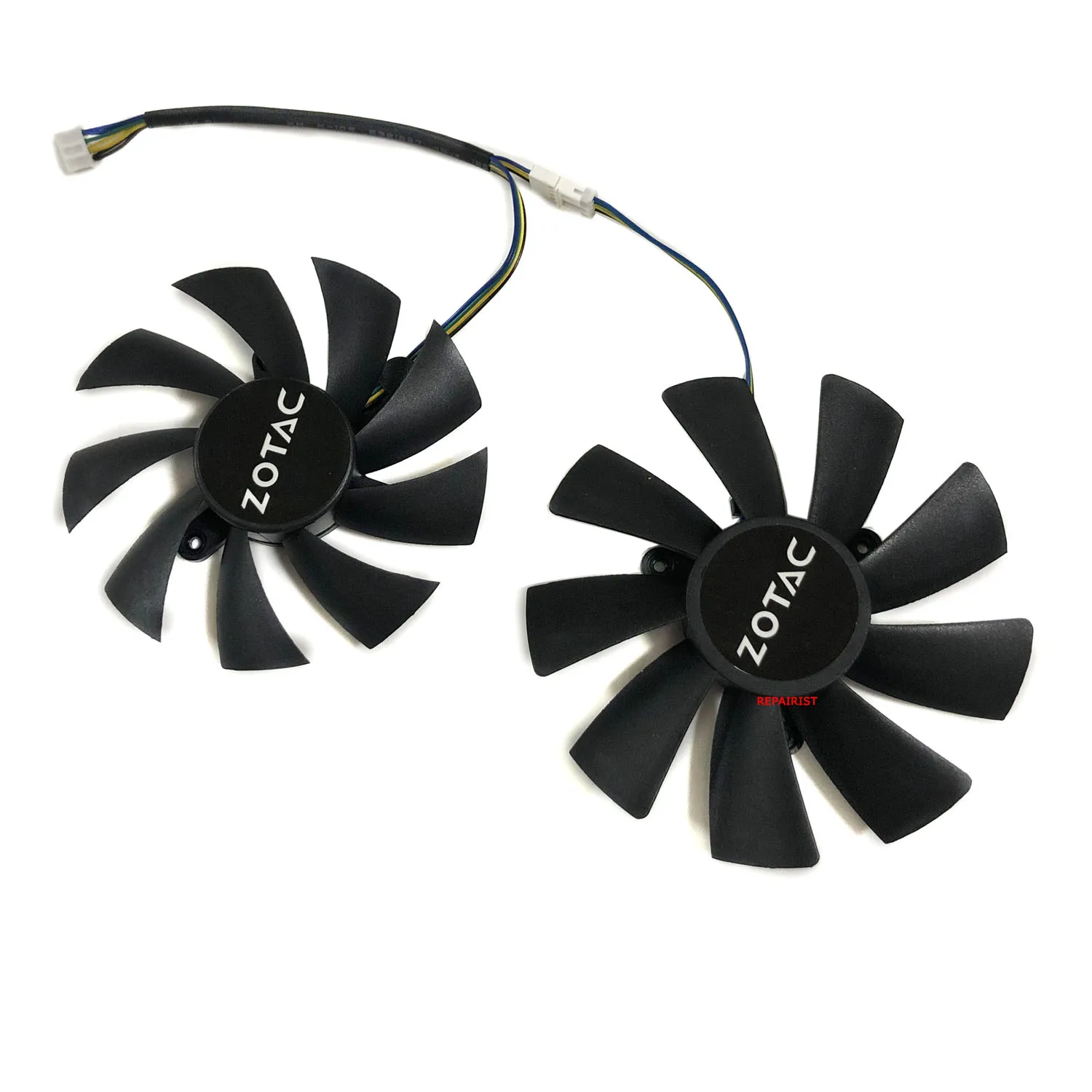GTX1080 Ti VGA GPU радиатор 4Pin альтернативные Графика карты вентилятор для ZOTAC GeForce GTX1080Ti