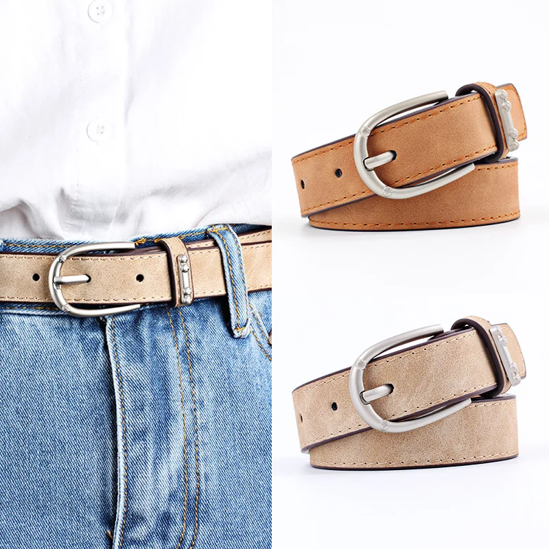 Винтажный женский ремень из искусственной кожи для джинсов роскошный модный