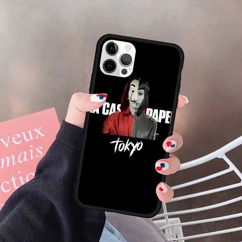 

Spain Tv Money Heist House Paper La Phone Case For Iphone 5 5S SE 6 6s 7 8 plus X Xr XS 11 12 Mini Pro Max Cover Fundas Coque