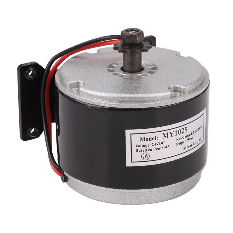 24V Electric Motor Brushed 250W 2750RPM Chain For E Scooter Drive Speed Control | Строительство и ремонт